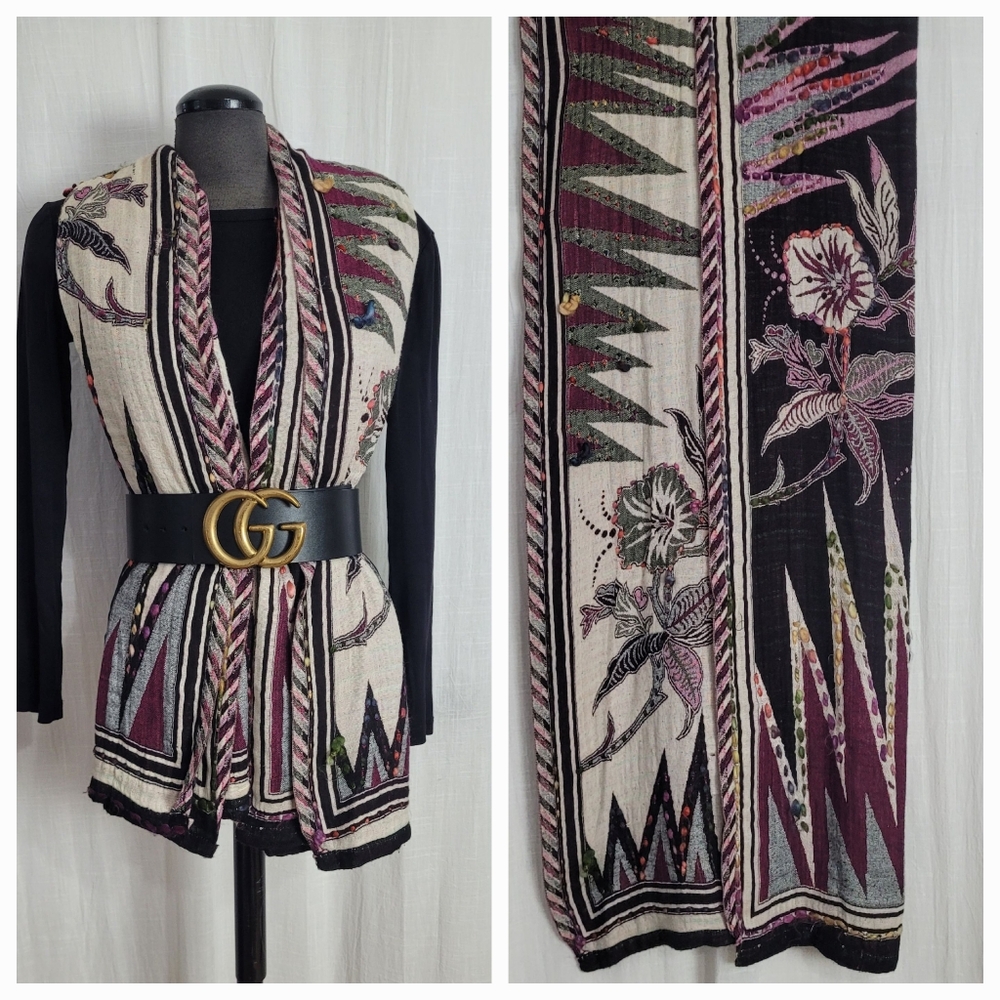 Floral Scarf / REVERSIBLE / - Picture 5 of 13